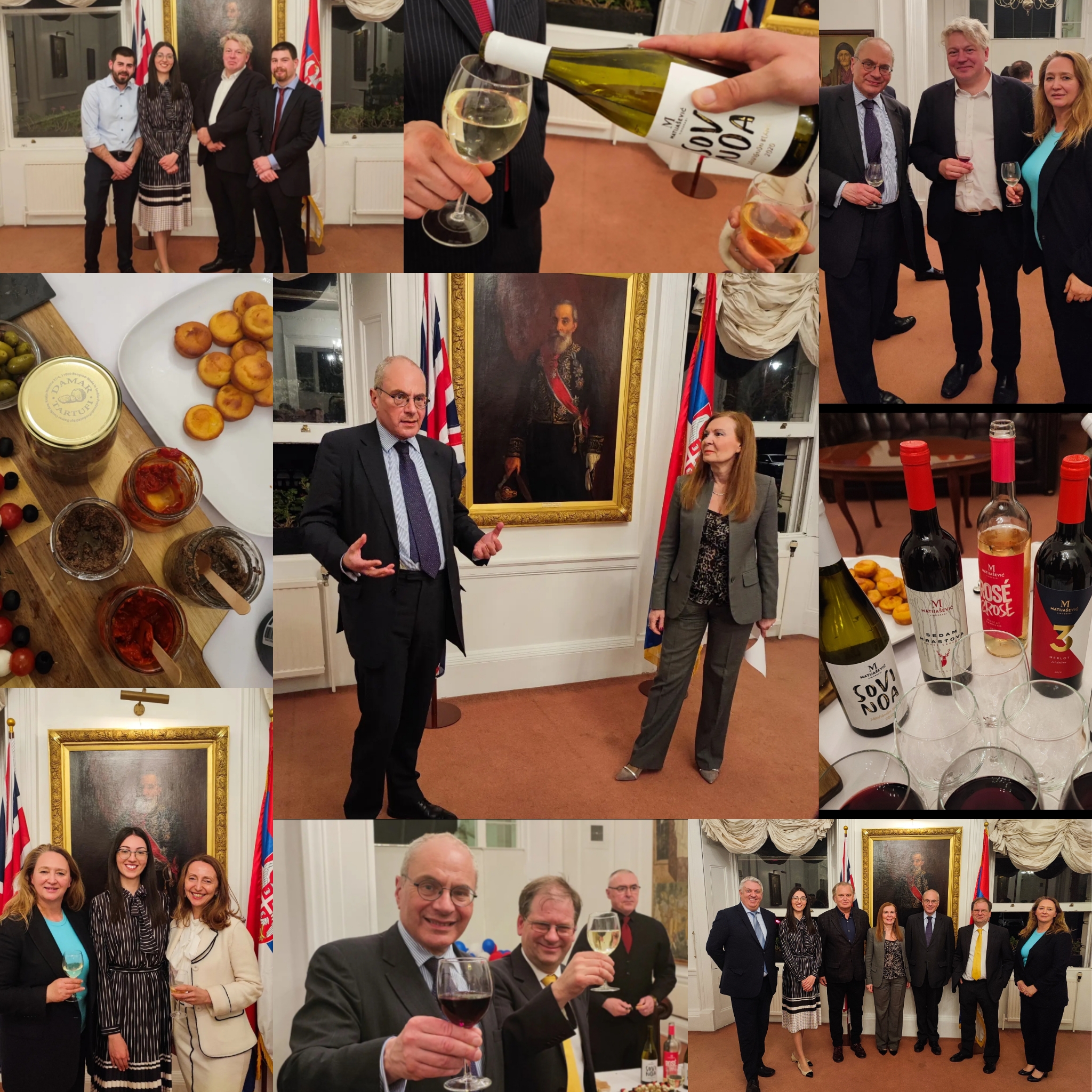 Reception at the Serbian Embassy in London