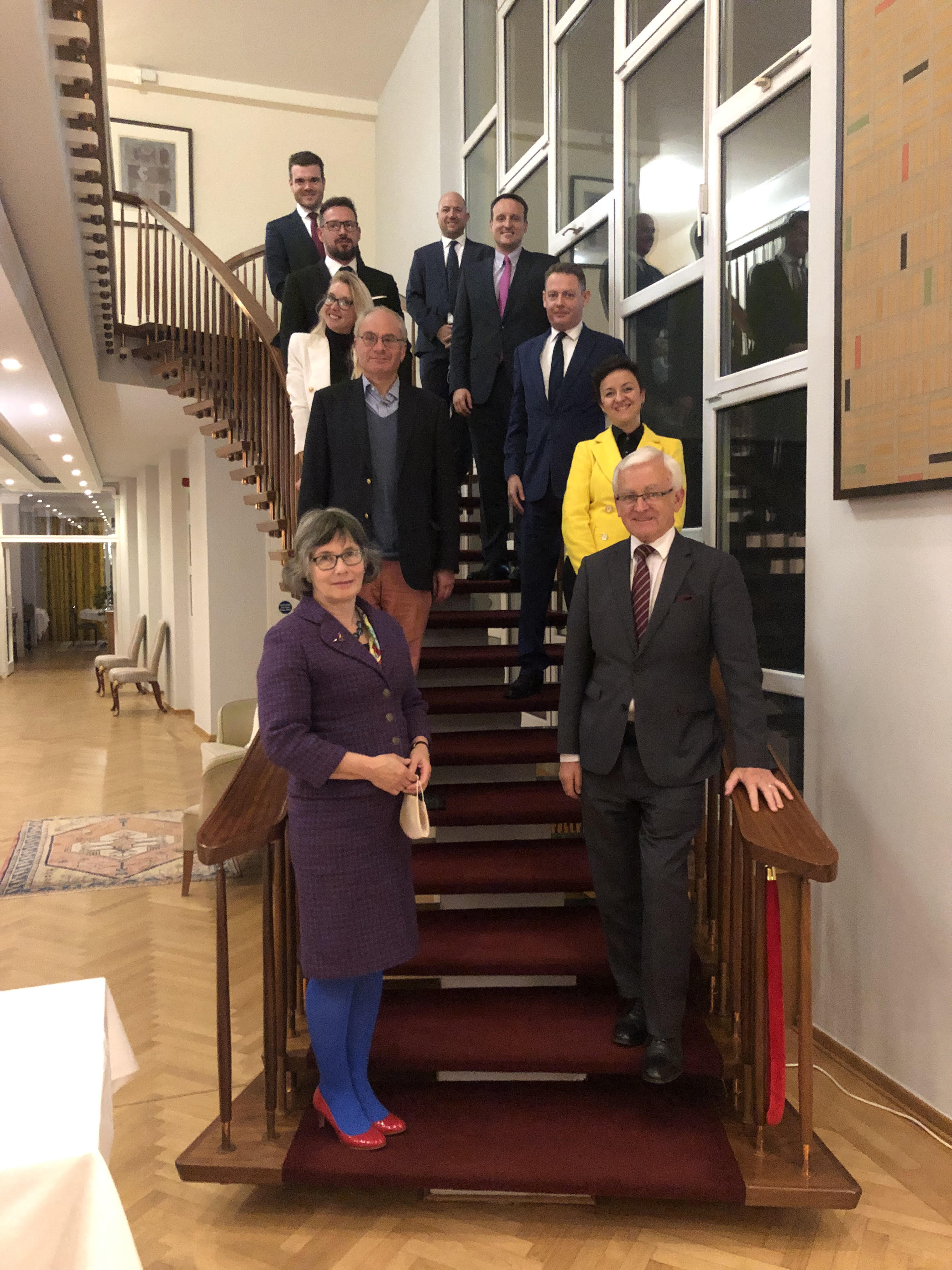 Martin Vickers, PM's Trade Envoy for the Western Balkans and David Landsman, BSCC's Chair visit Serbia