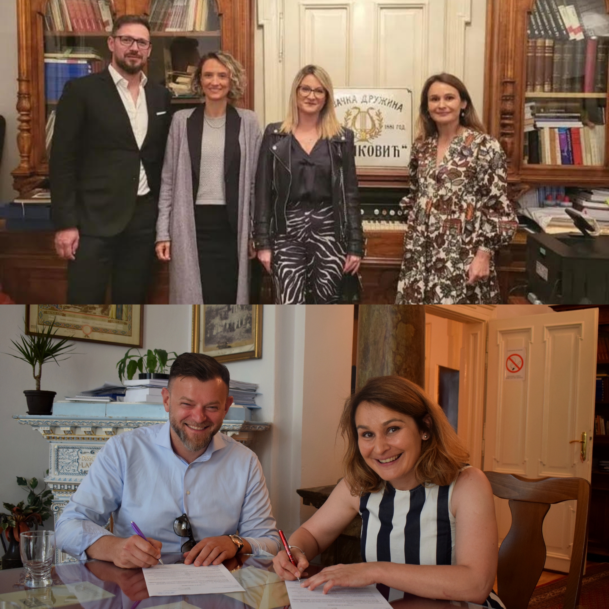 Raising money for a new harp and visit to Musical School Stanković