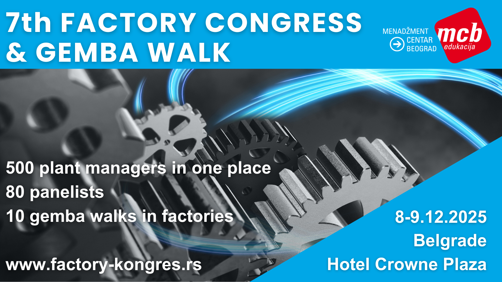 Invitation to the 7th FACTORY CONGRESS & GEMBA WALK 2025